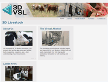 Tablet Screenshot of 3dlivestock.com